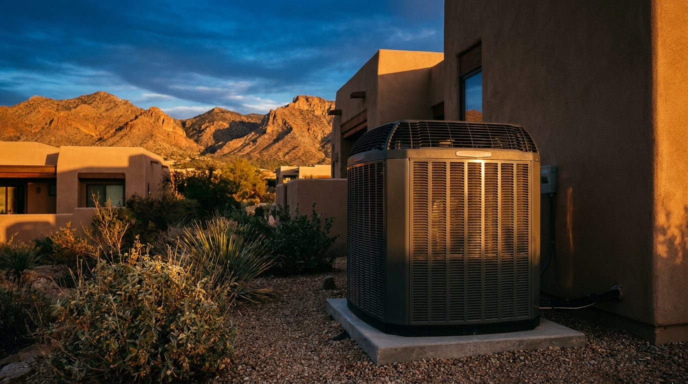 Rheem heat pump installed by JC Energy Solutions in the High Desert