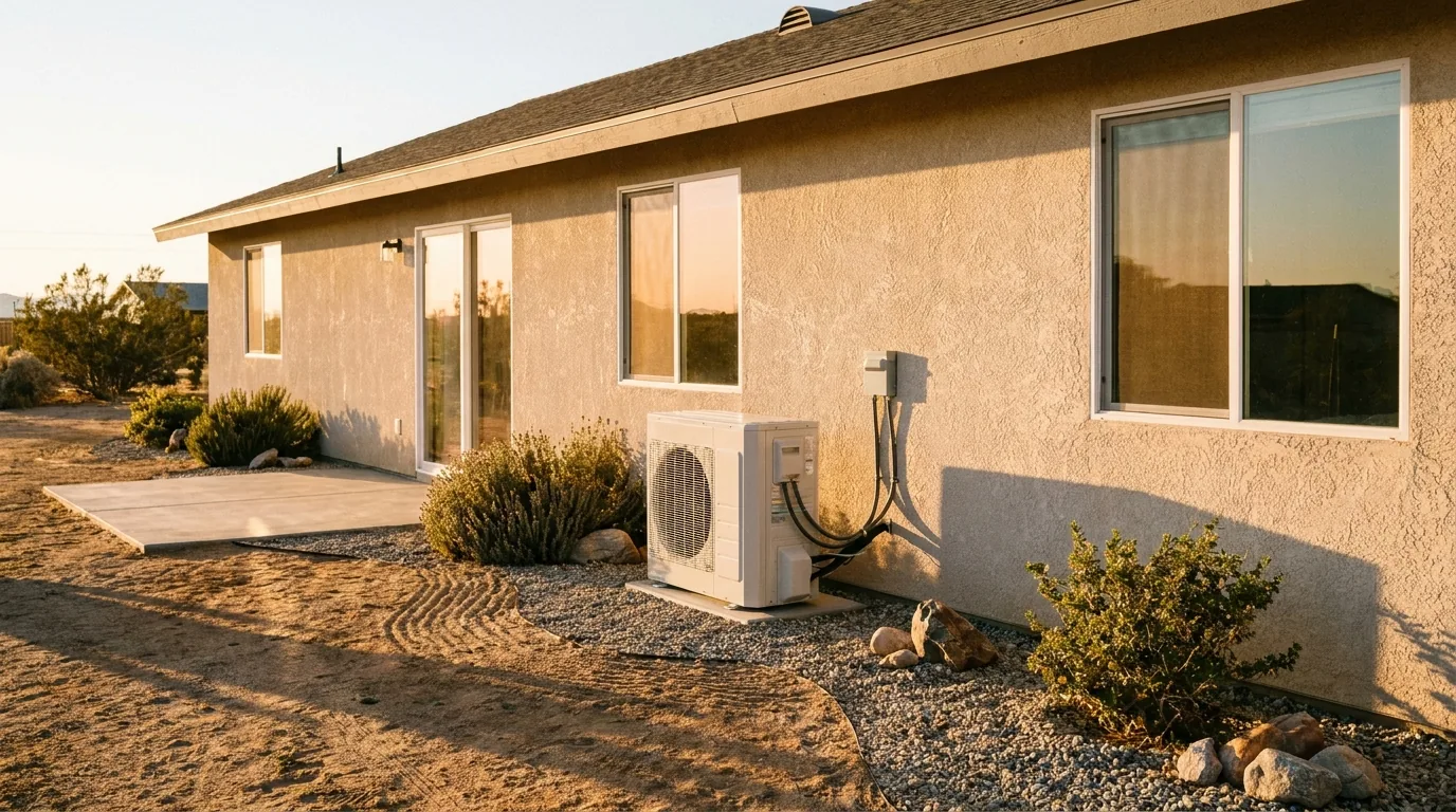 Residential HVAC install on a rental property — JC Energy Solutions case study