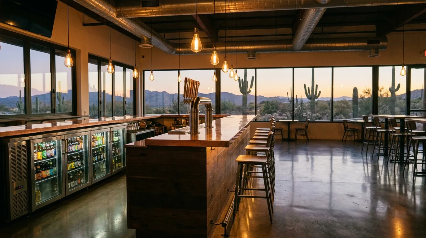 Bar HVAC service in the High Desert: draft system cooling + late-hours ventilation