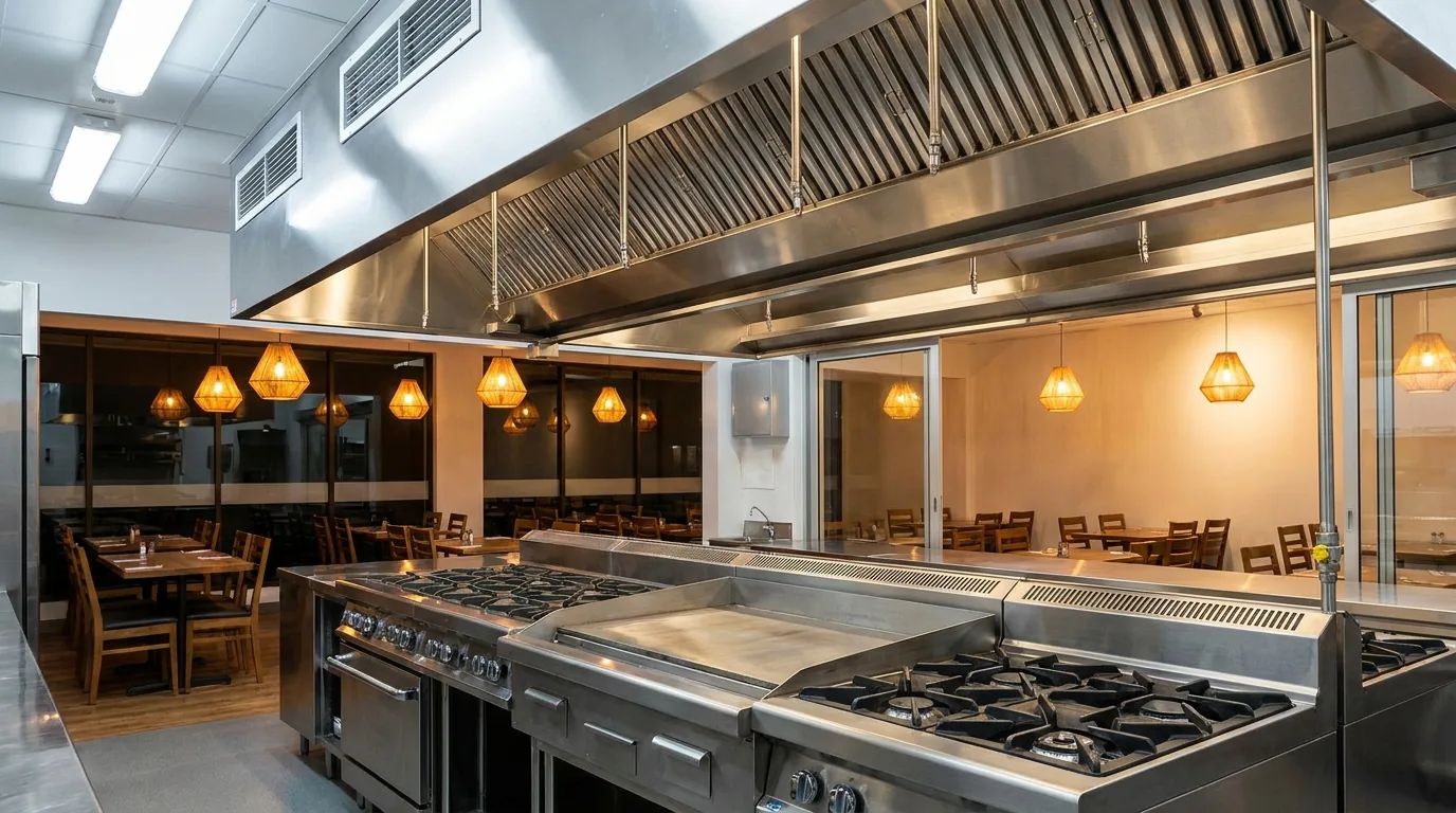 Restaurant HVAC service in the High Desert: kitchen ventilation + dining room comfort