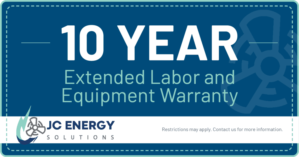 10-Year Extended Labor & Equipment Warranty