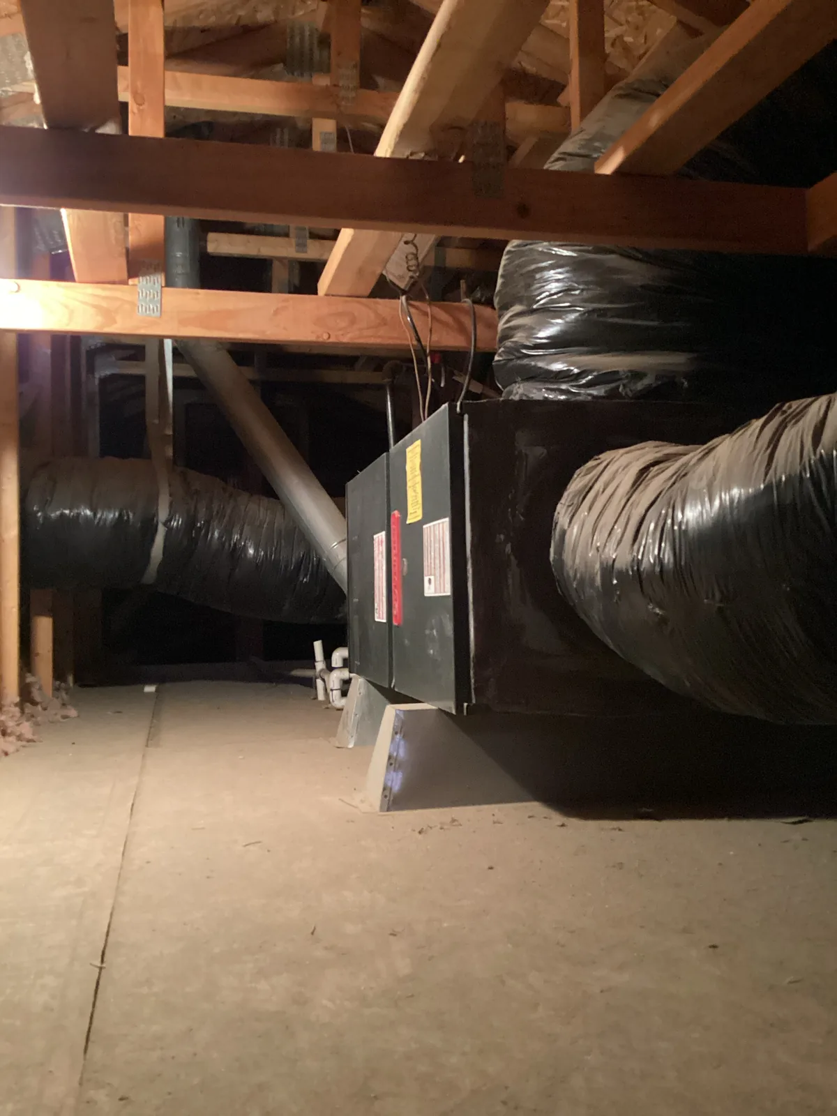 Gas furnace and air handler installed by JC Energy Solutions in the High Desert