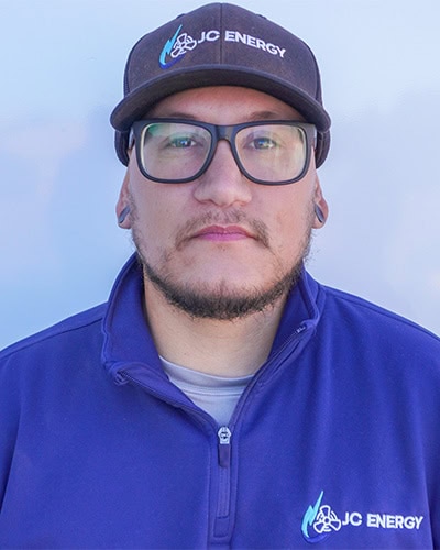 Joe Rangal, JC Energy Solutions technician